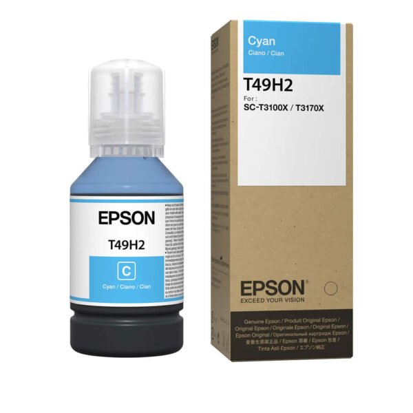 Botella Epson T49H200 Cyan para T3170X 140 Ml