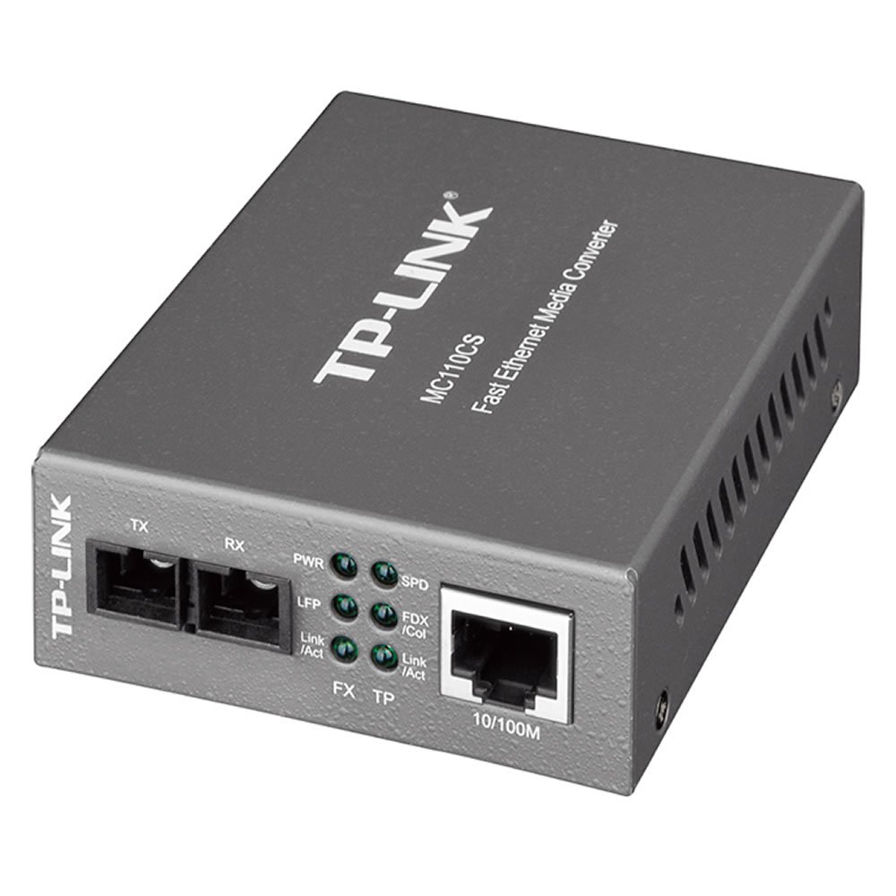 Media Converter Tp-Link Mc110Cs 10/100 Sc 20-60Km