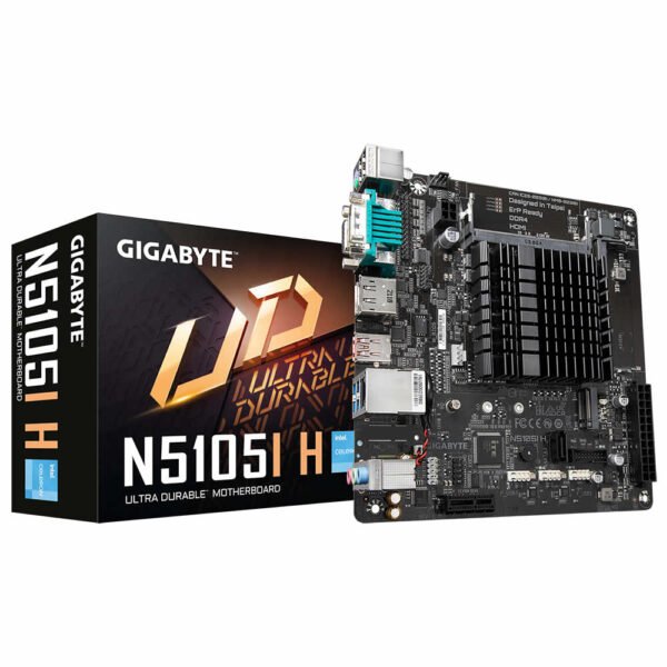 Motherboard + Cpu Gigabyte Celeron N5105I H Box Serie M-Itx