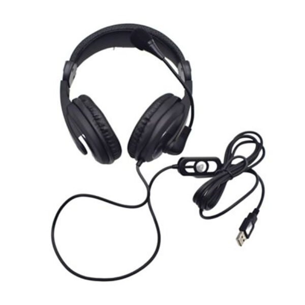 Auriculares + Microfono Vcom De160U Usb Black