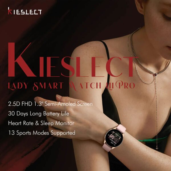 Smart Watch Kieslect Lady Watch L11 Pro Rosa - Imagen 4