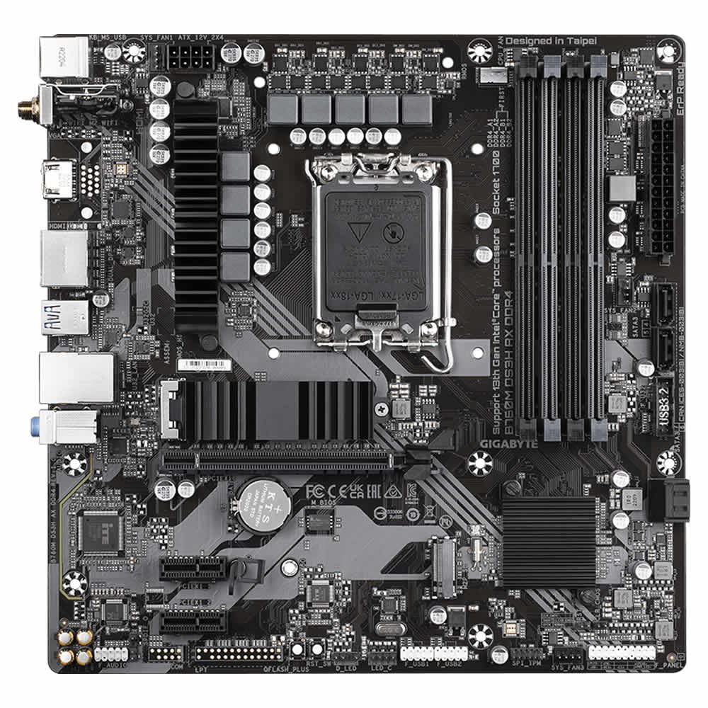 Motherboard Gigabyte S1700 B760M Ds3H Ax Ddr4 Box M-Atx - Imagen 2