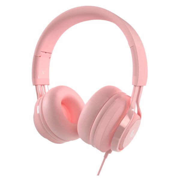 Auricular + Microfono X-Tech Cutie Rosado con Cable