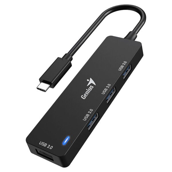 Hub Genius Uh-400 Usb-C a Usb-A 3.0  X4