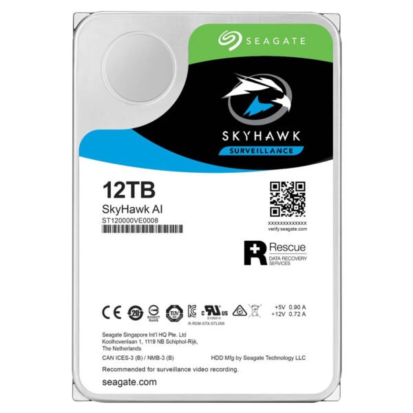 Hd 12Tb Seagate  Sata 6Gb/S 256Mb Skyhawk