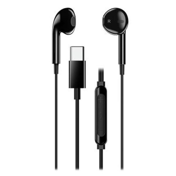 Auriculares + Microfono Genius Hs-M365 In Ear Usb C - Negro