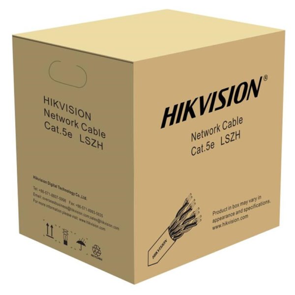 Cable Utp Cat.5E Hikvision Interior X 305 Mts Lszh