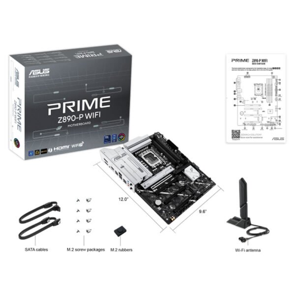 Motherboard Asus S1851 Prime Z890-P Wifi Box Atx - Imagen 4