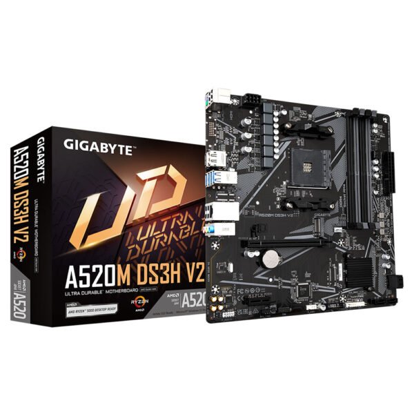 Motherboard Gigabyte Am4 A520M Ds3H V2 Ddr4 Box M-Atx